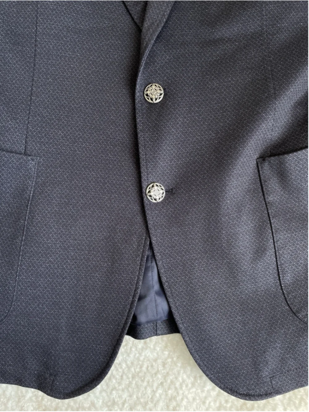 Johnston & Murphy Blazer Mens Small Navy XC4 Extreme Comfort City Travel Jacket